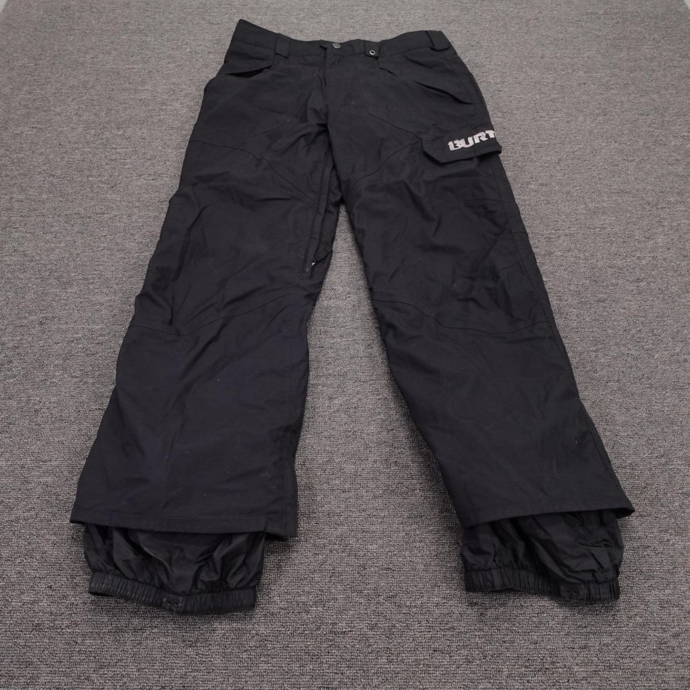Burton Snow Pants Mens 34x32 Black DRYRIDE Poacher Insulated Ski Snowboard